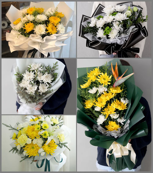 广东广州市增城区荔城街道龙角村白事花束代送